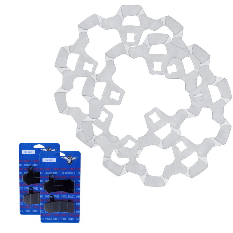 Lyndall Brakes - 14'-23' Touring Front rotor kit