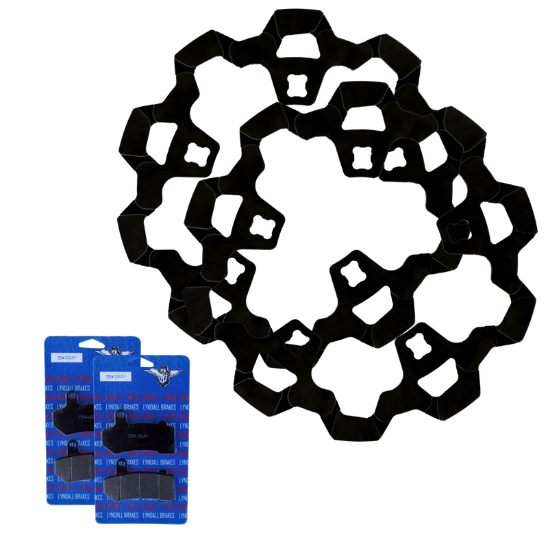 Lyndall Brakes - 14'-23' Touring Front rotor kit