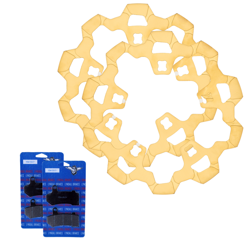 Lyndall Brakes - 14'-23' Touring Front rotor kit