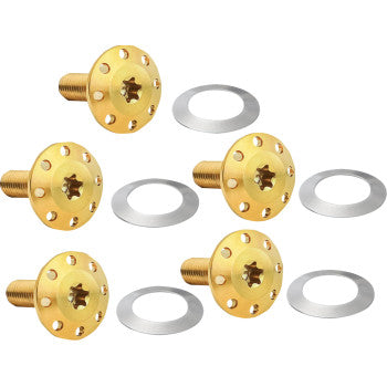 ARLEN NESS Bolt Kit - Holeshot Front Floating Brake Rotor - Spoke Mount - Gold - 5 Pack