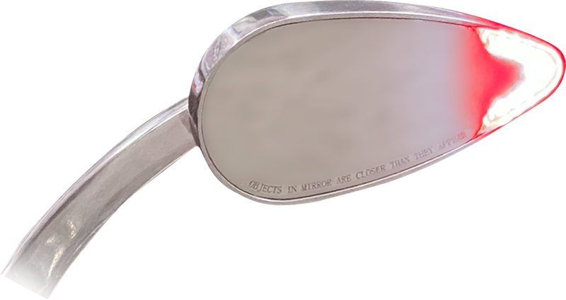 CUSTOM DYNAMICS Mirrors - Side View - with LED Turn Signals - Chrome - Pair