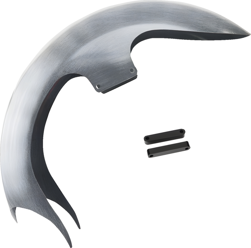 PAUL YAFFE BAGGER NATION Talon Front Fender - OEM - 19" Wheel - With Black Adapters TALON-OEM-23CVO-B