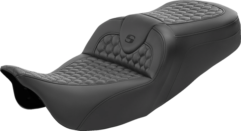 SADDLEMEN RoadSofa™ Seat - Honeycomb - without Backrest - Touring '08-'24