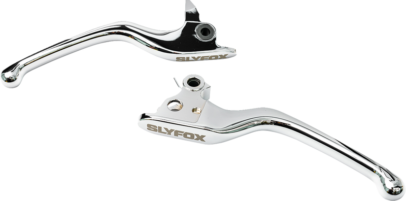 SLYFOX Levers - Brake/Clutch - Chrome - '21-'23 TOURING