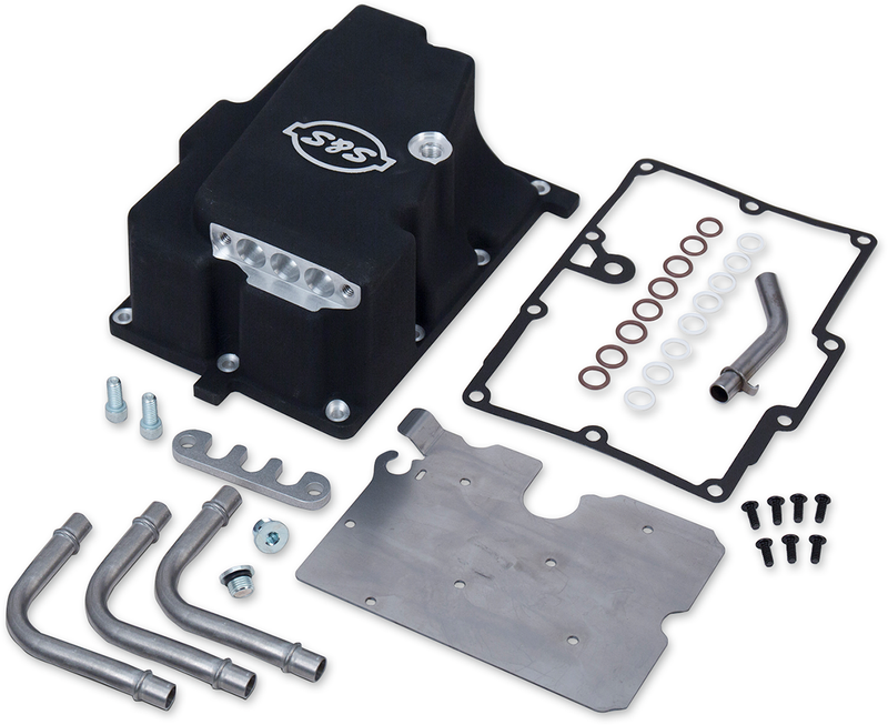 S&S CYCLE Long-Block Installation Kit - Black - FXD