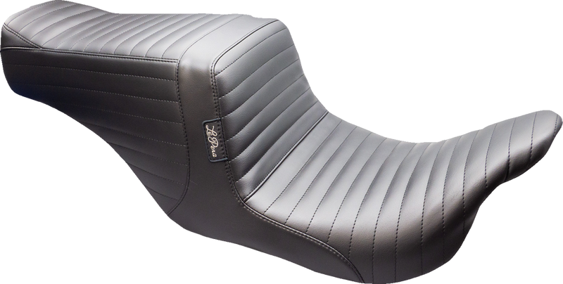 LE PERA Tailwhip Up Front Seat - Pleated - Black - Touring '08-'24