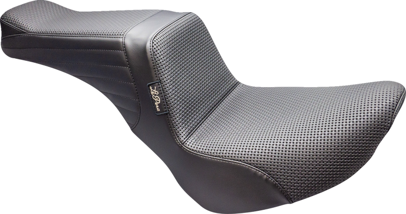 LE PERA Tailwhip Seat - Basketweave - Black - Softail '18-'23