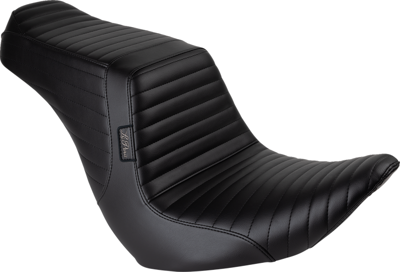 LE PERA Tailwhip Up Front Seat - Pleated - Black - Softail '18-'24
