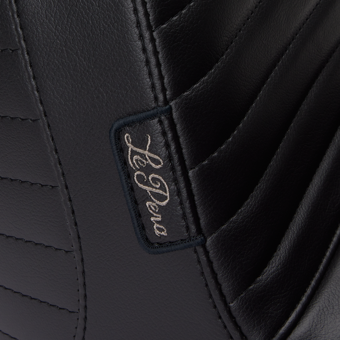 LE PERA Tailwhip Up Front Seat - Pleated - Black - '08-'24 TOURING MODELS