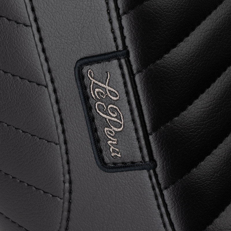 LE PERA Tailwhip Up Front Seat - Pleated - Black - Softail '18-'24