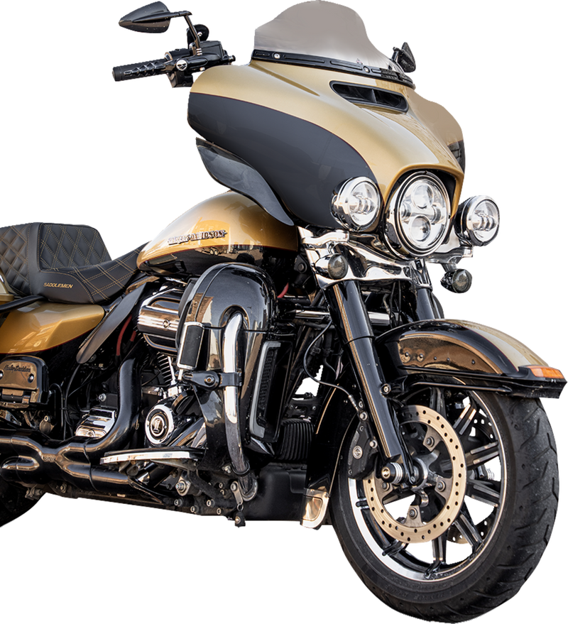 KLOCK WERKS Flare® Windshield - 6-1/2" - Clear - '14-'25 FLH KWW-01-0702