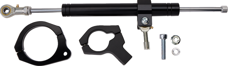 DRAG SPECIALTIES Hydraulic Adjustable Steering Damper Kit - Black - '23 FXLRS