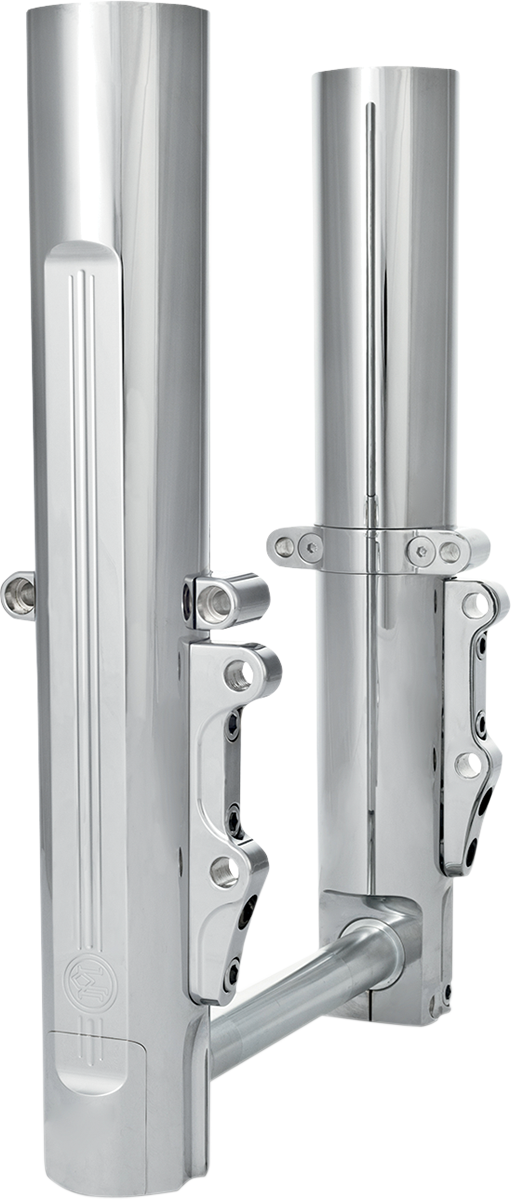 PERFORMANCE MACHINE (PM) Fork Leg Kit - Chrome - Lower - Dual Disc - '14-'20 TOURING