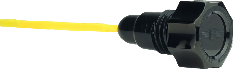 FIGURATI DESIGNS Oil Dipstick - Smooth - Black - '07-'16 Touring/Trike FD01-MAGDSTC-SM-BLK