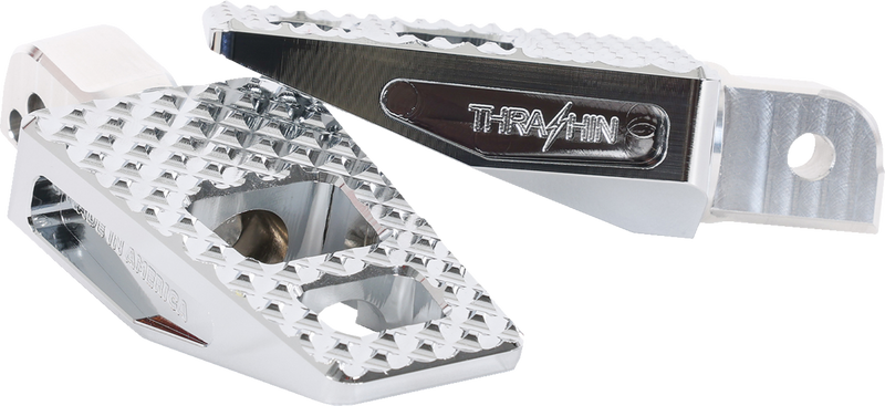 THRASHIN SUPPLY CO. P-54 Footpegs - Rear - Chrome TSC-2020-3-SR