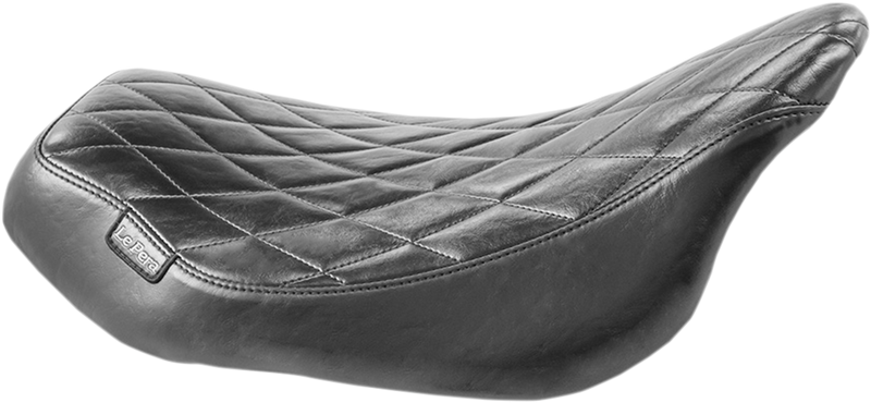 LE PERA Streaker Solo Seat - Diamond - Black -  Touring '08-'23