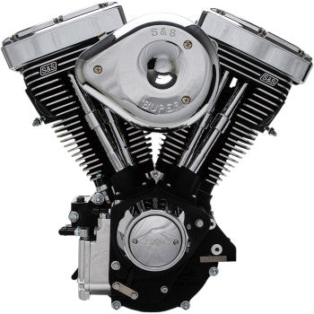 S&S CYCLE V80R Complete Assembled Engine - Black - Custom Chassis / Evolution Big Twin