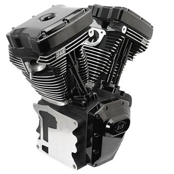 S&S CYCLE T143 Long Block Engine - Black Edition - Touring '99-'06 | Dyna '99-'05