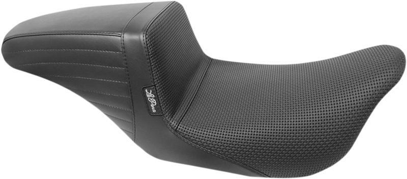 LE PERA Kickflip Seat - Basketweave - Black - Touring '08-'23