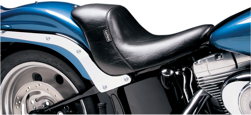 LE PERA Bare Bones Up-Front Solo Seat - Black - Softail '06-'17