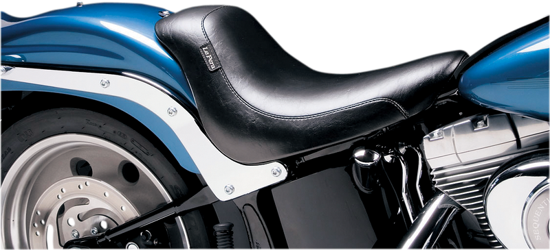 LE PERA Silhouette Solo Seat - Smooth - Black -  Softail '06-'17