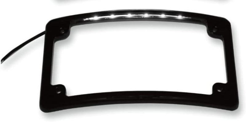 CUSTOM DYNAMICS LED Radius License Plate Frame - Black