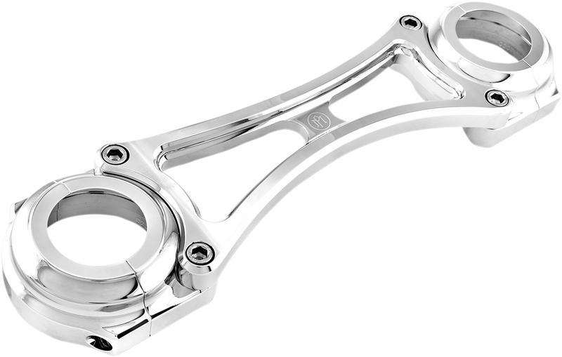 PERFORMANCE MACHINE (PM) Fork Brace - 49 mm - Chrome - '06-'17 DYNA