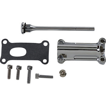 DRAG SPECIALTIES Engine Oil Spout Kit - Chrome - Touring '99-'01
