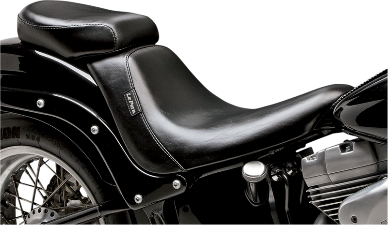 LE PERA Bare Bones Pillion Pad - Smooth - Black - Softail '06-'17