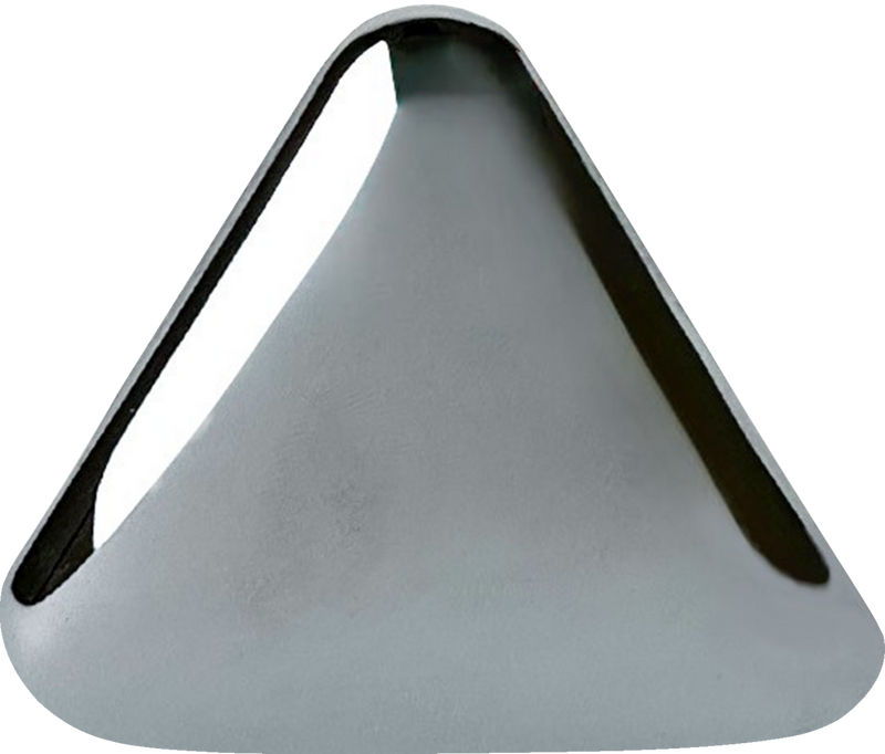 CUSTOM DYNAMICS Fender 3-Hole Cover - Rear - Chrome