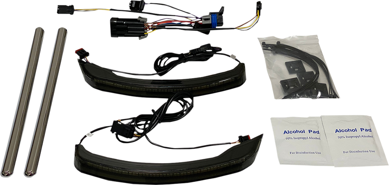 CUSTOM DYNAMICS Low Profile Saddlebag Lights - Smoke Lens - Indian