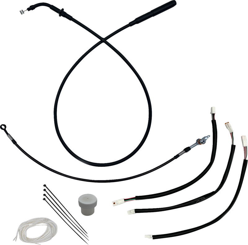 FAT BAGGERS INC. EZ Install Kit - +4" - FLHX/SE - Black 149012-B