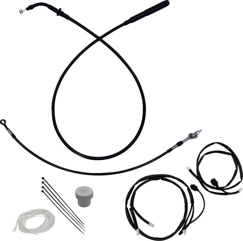 FAT BAGGERS INC. EZ Install Kit - +8" - FLHX/SE - Black 149016-B