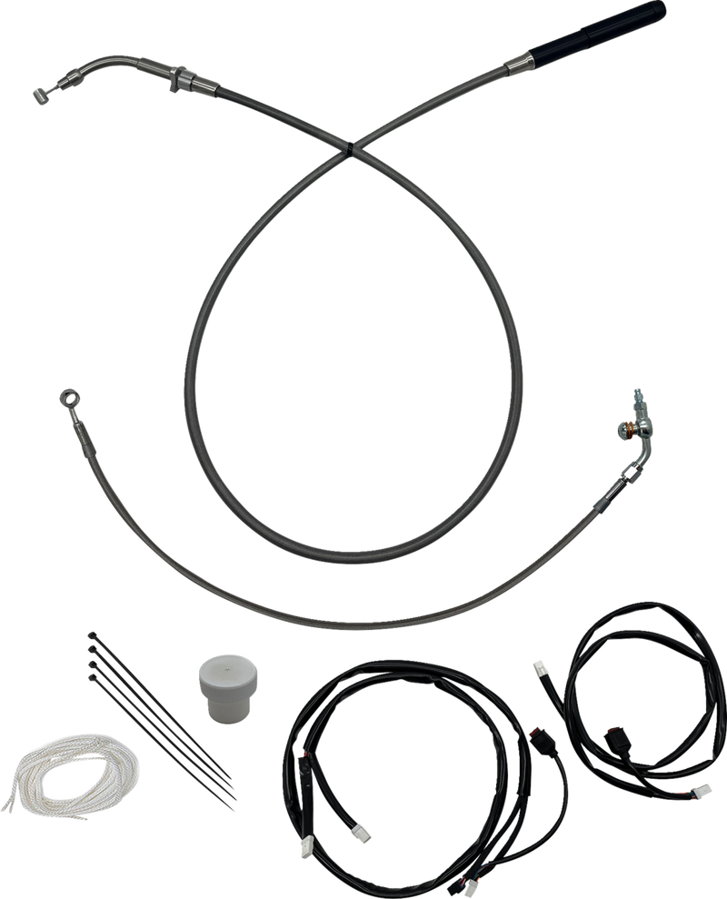 FAT BAGGERS INC. EZ Install Kit - +8" - FLTR/SE - Braided 149918