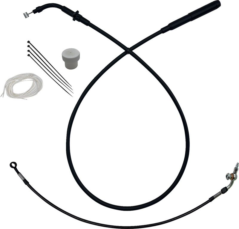 FAT BAGGERS INC. EZ Install Kit - +4" - FLTR/SE - Black 149914-B