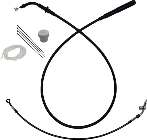 FAT BAGGERS INC. EZ Install Kit - +4" - FLTR/SE - Black 149914-B