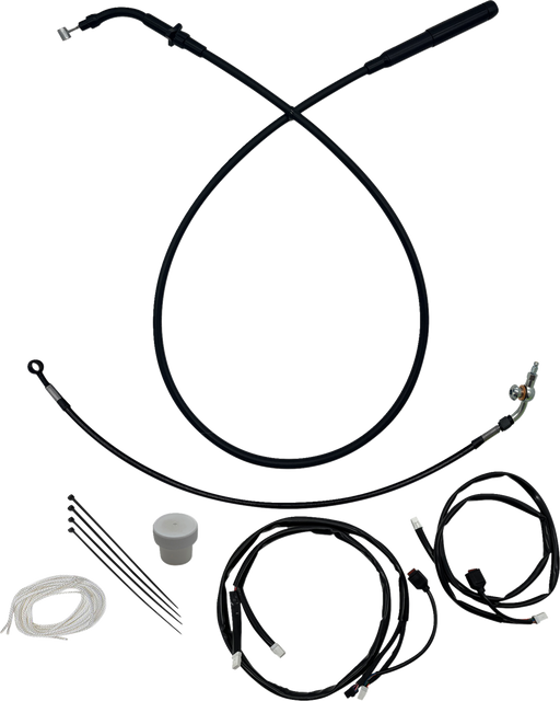 FAT BAGGERS INC. EZ Install Kit - +6" - FLTR/SE - Black 149916-B