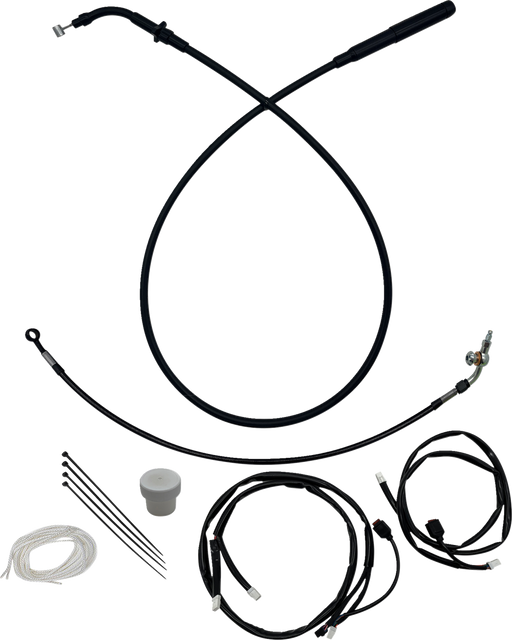 FAT BAGGERS INC. EZ Install Kit - +8" - FLTR/SE - Black 149918-B