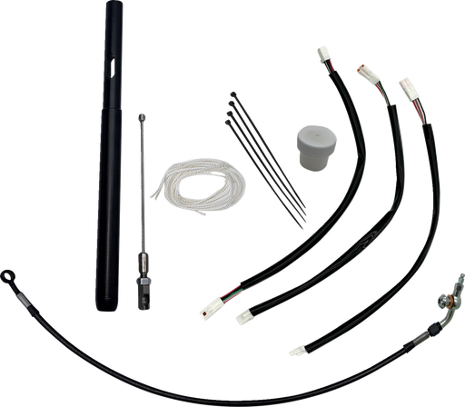 FAT BAGGERS INC. Handlebar Clutch Cable Extension - +6" - Road Glide - Black 139916-B