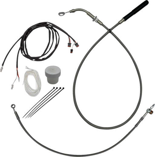 FAT BAGGERS INC. EZ Install Kit - +4" - FLHT, FLHX - Braided 119012