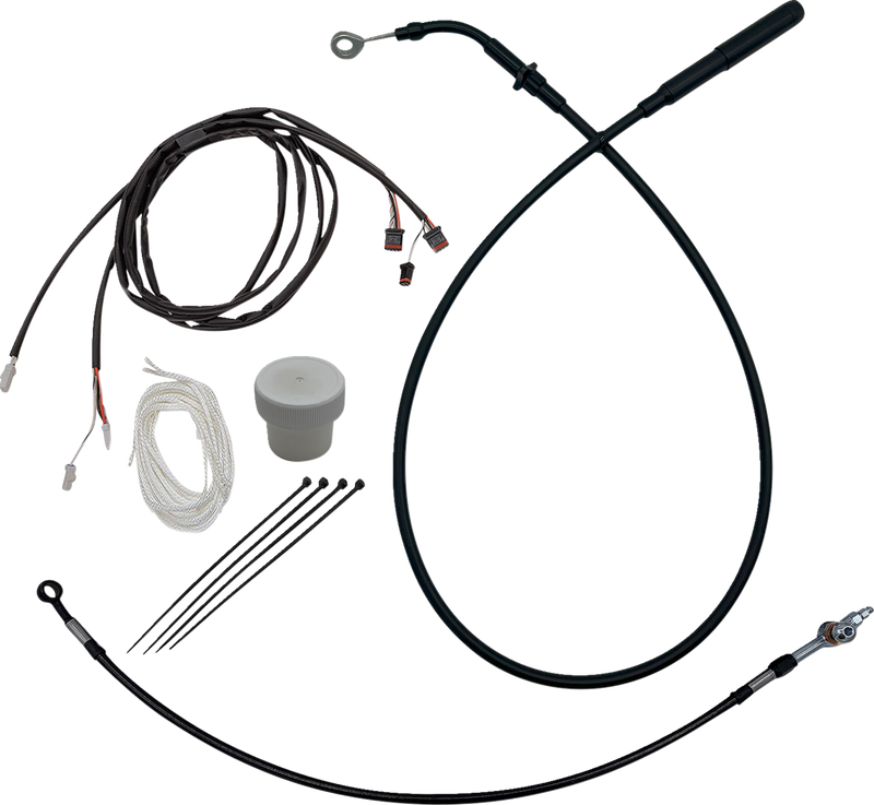 FAT BAGGERS INC. EZ Install Kit - +6" - FLHT, FLHX - Black 119014-B