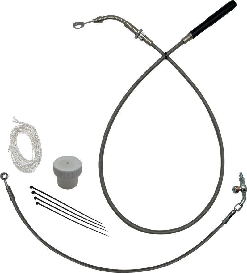 FAT BAGGERS INC. EZ Install Kit - +4" - '21-'25 FLTR - Braided 119914