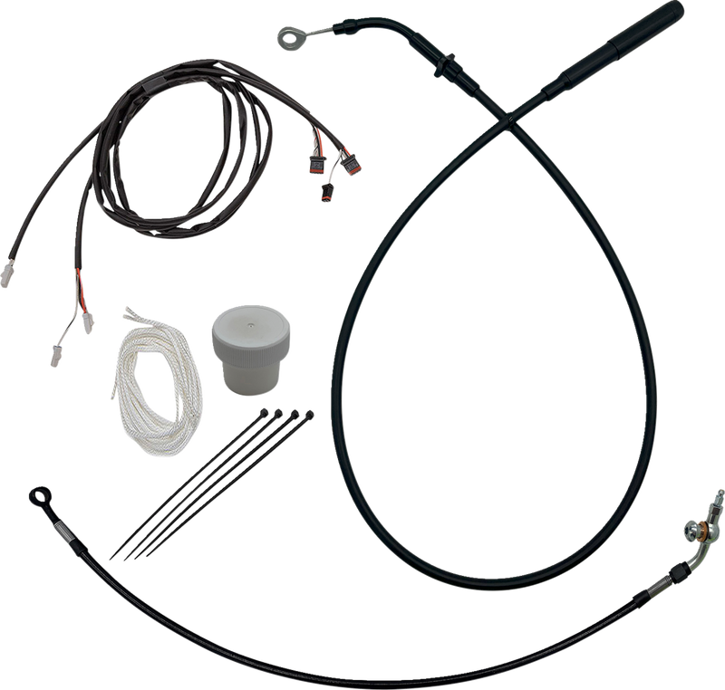 FAT BAGGERS INC. EZ Install Kit - +6" - '21-'25 FLTR - Black 119916-B