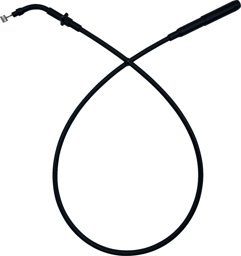 FAT BAGGERS INC. EZ Install Upper Clutch Cable - FLHX/FLTR SE - Stock - Black Vinyl 108000-B