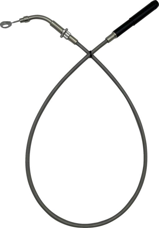 FAT BAGGERS INC. EZ Install Upper Clutch Cable - FLTR/FLHX '21-'23 - +6" - Braided Stainless Steel 118006