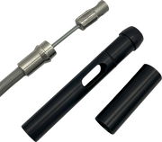 FAT BAGGERS INC. EZ Install Upper Clutch Cable - FLTR/FLHX '21-'23 - Stock - Braided Stainless Steel 118000