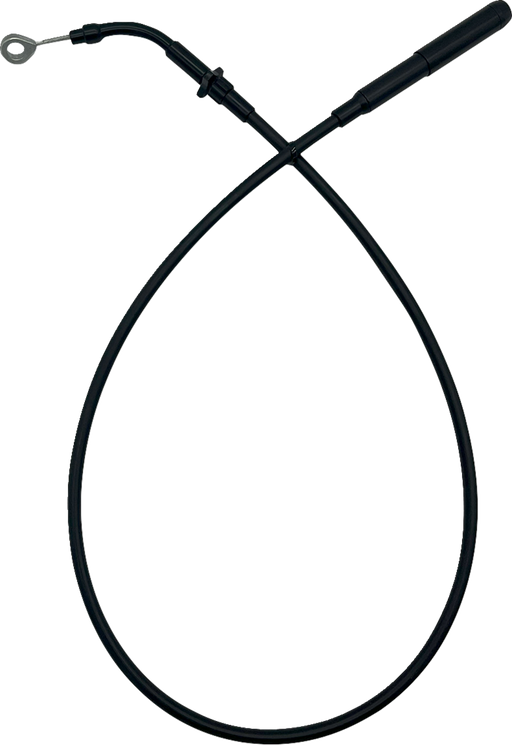 FAT BAGGERS INC. EZ Install Upper Clutch Cable - FLTR/FLHX '21-'23 - +2" - Black Vinyl 118002-B
