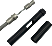 FAT BAGGERS INC. EZ Install Upper Clutch Cable - FLTR/FLHX '21-'23 - +4" - Braided Stainless Steel 118004