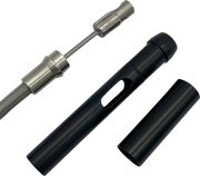 FAT BAGGERS INC. EZ Install Upper Clutch Cable - FLTR/FLHX '21-'23 - +8" - Braided Stainless Steel 118008