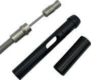 FAT BAGGERS INC. EZ Install Upper Clutch Cable - FLTR/FLHX '21-'23 - +6" - Braided Stainless Steel 118006